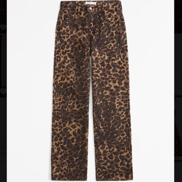 Abercrombie Mid Rise Slouchy Jean 29L - Picture 3 of 9